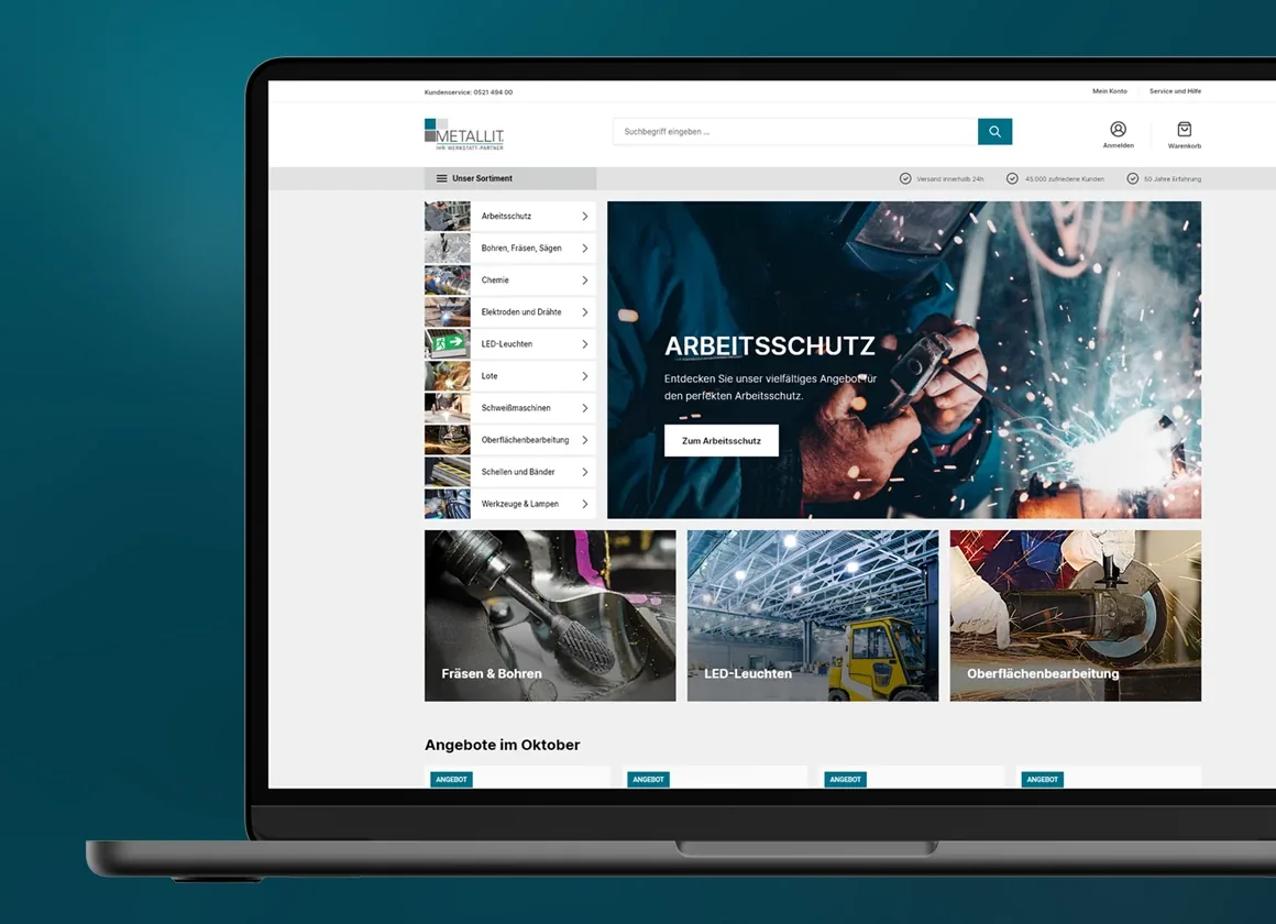 Webshop im B2B