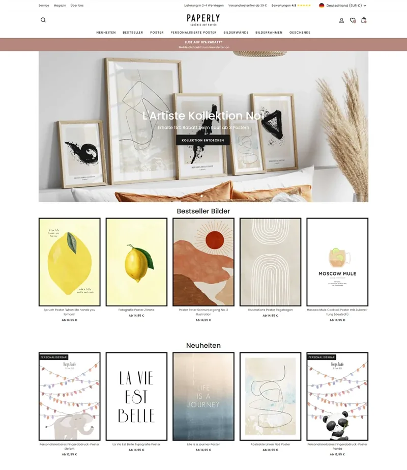 paperly Online-Shop
