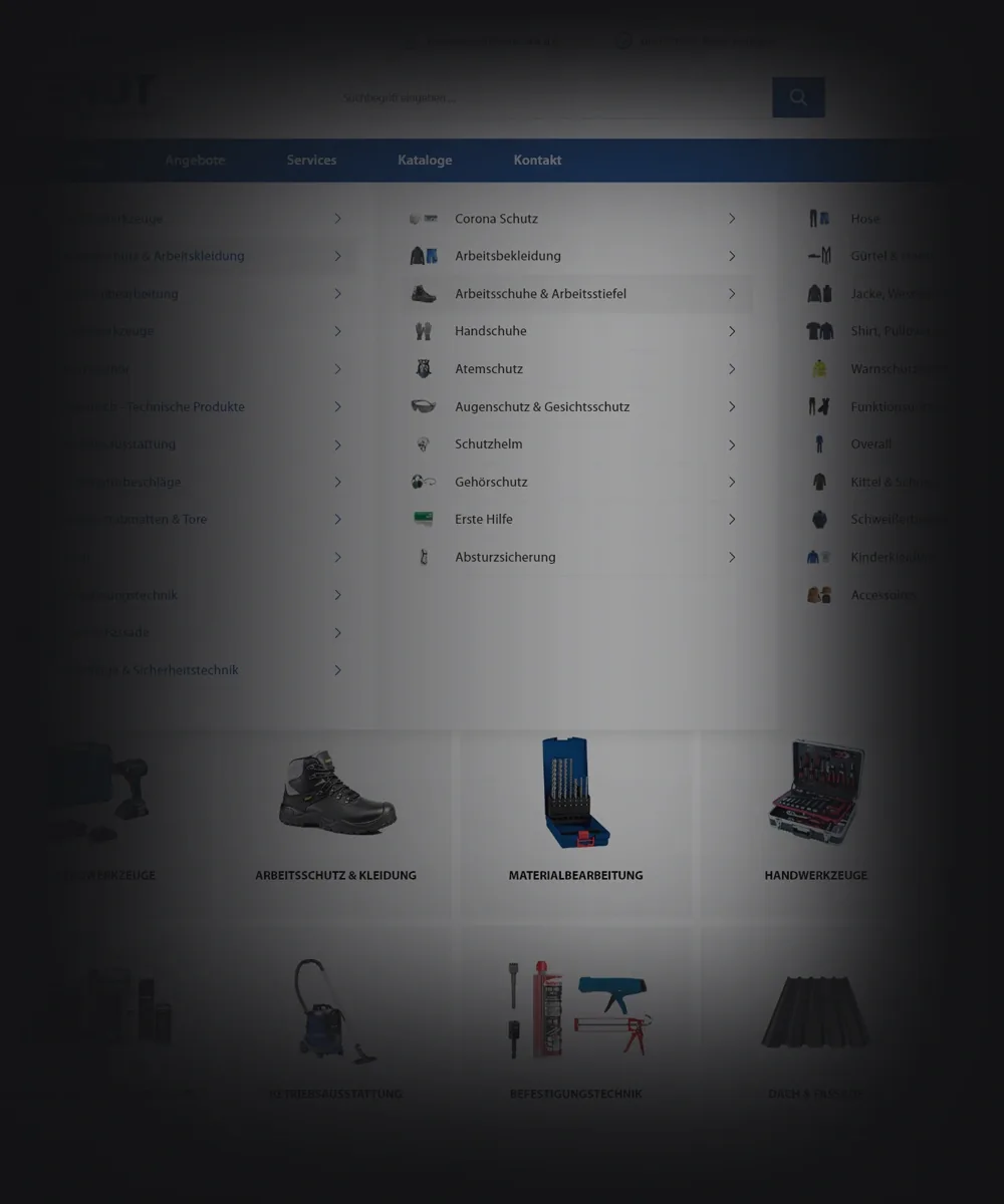 Eisen Fendt Onlineshop Relaunch