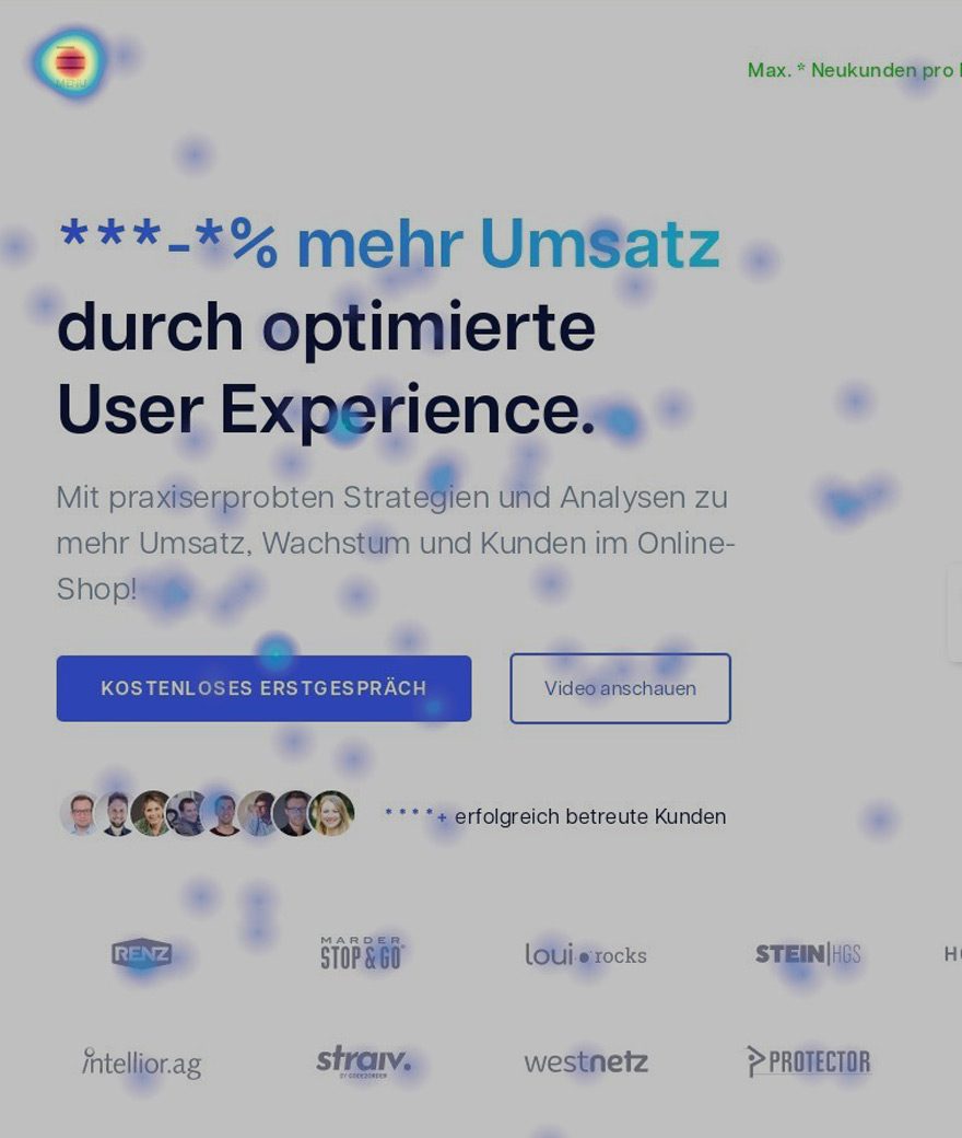 Heatmaps für UX Optimierung