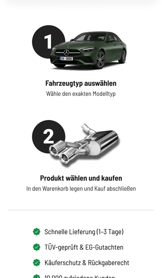 Sportauspuff Online-Shop