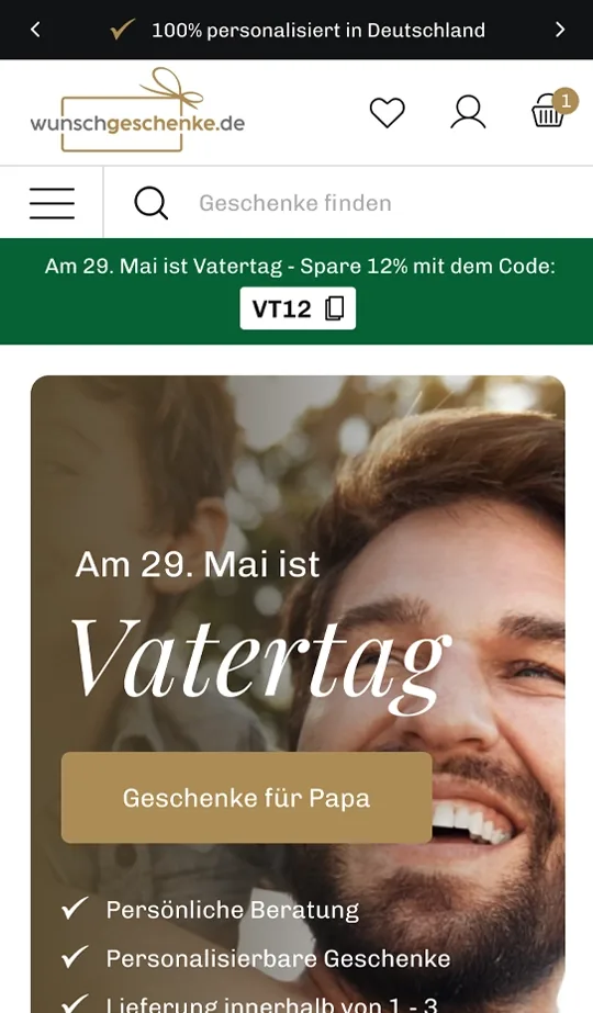 Wunschgeschenke.de Online-Shop