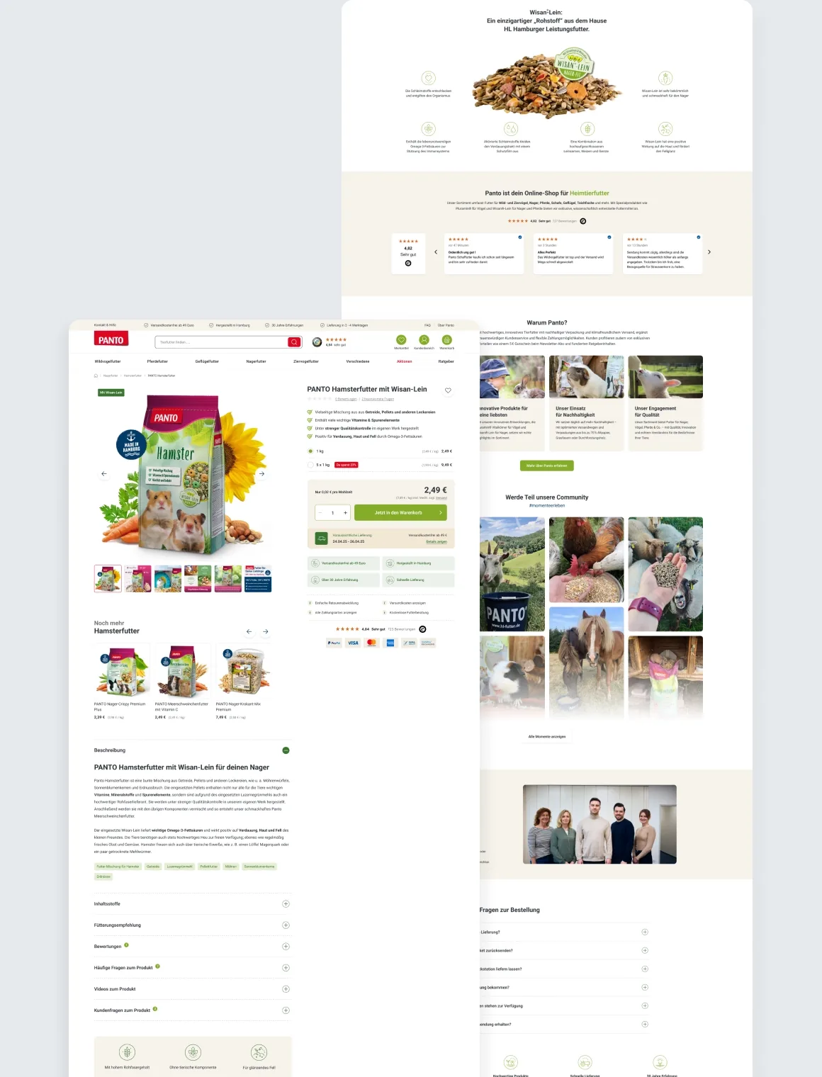 Panto Heimtierbedarf: Komplettes Shop-Re-Design für mehr Vertrauen & Conversion